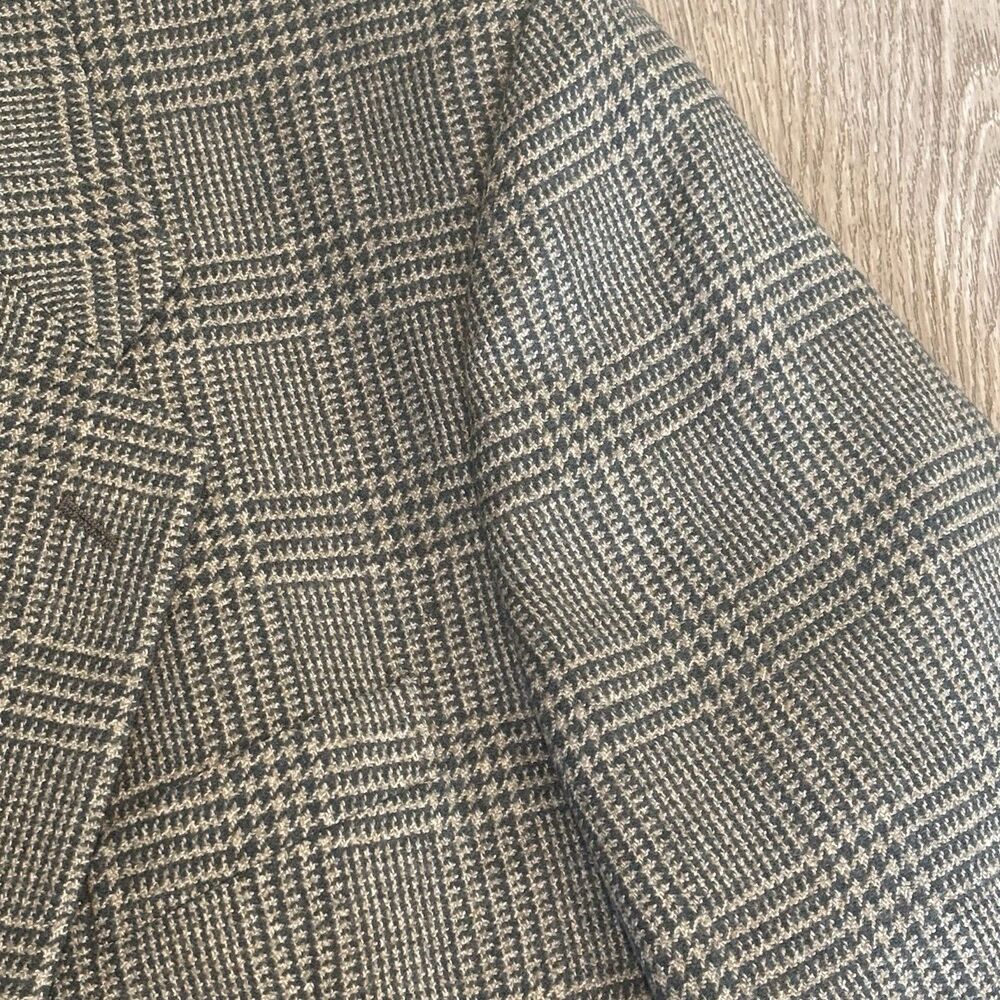 Valentino Uomo Blazer Men's 46R Houndstooth Wool Saks Fifth Avenue Made In Italy - Picture 4 of 10